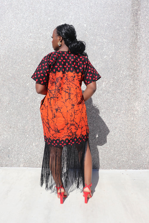Orange Imani Boubou