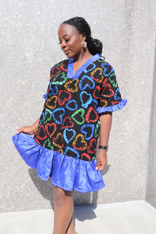 Blue Zola Boubou