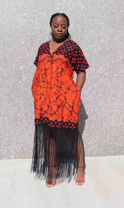 Orange Imani Boubou