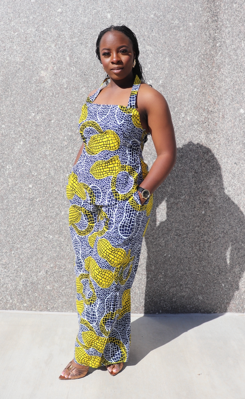 Yellow Abeni Pants Set