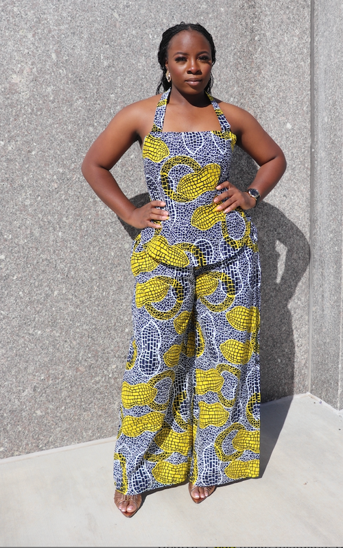 Yellow Abeni Pants Set