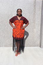 Orange Imani Boubou