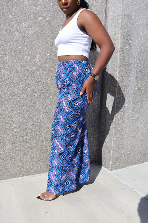 Blue Abeni Pants Set