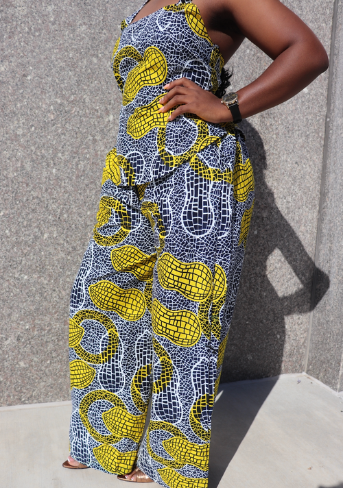 Yellow Abeni Pants Set