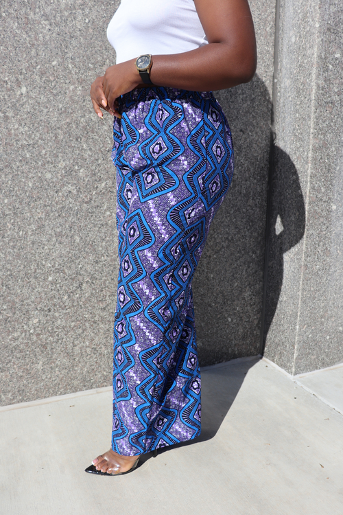 Blue Abeni Pants Set