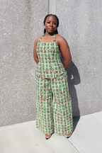 Green Abeni Pants Set
